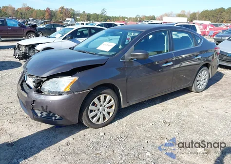 2015 Nissan Sentra Fe+ S/S/Sl/Sr/Sv from USA, damaged, VIN 3N1AB7AP0FL638329